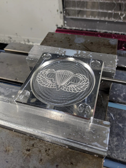 Billet Aluminum Coaster set (4) CNC Machined