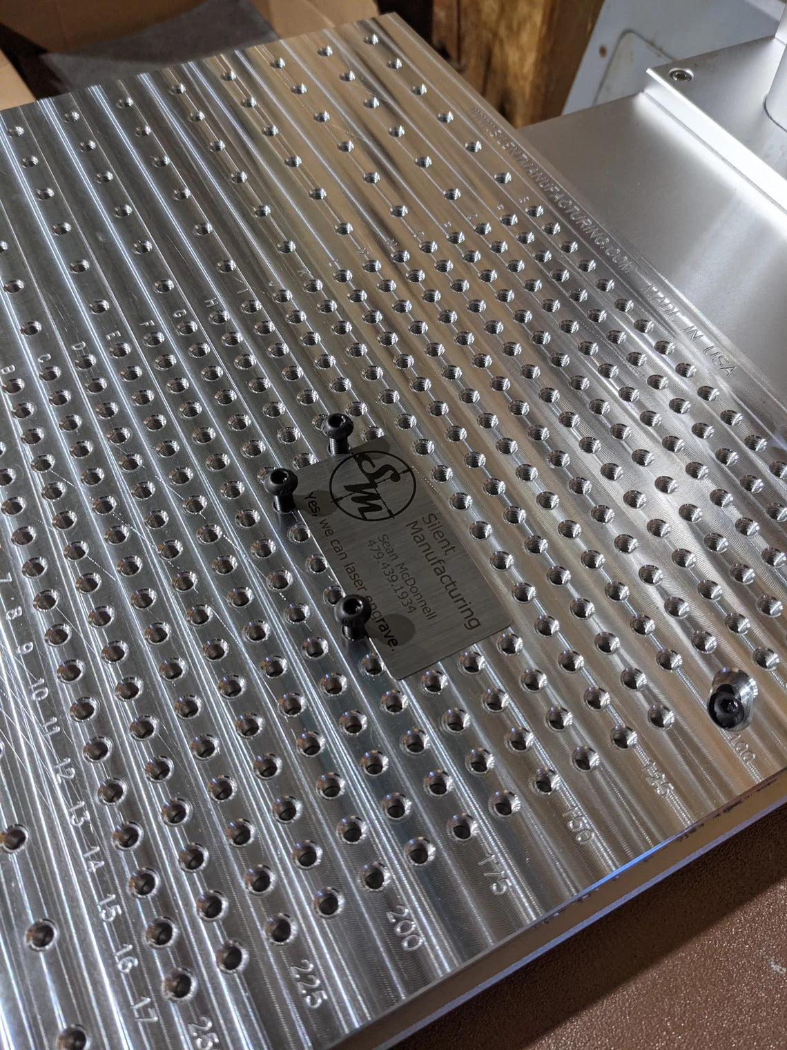 Fiber Laser Quick Change Fixture Plate