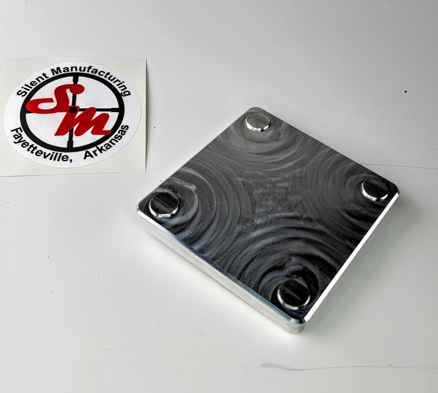 Billet Aluminum Coaster set (4) CNC Machined